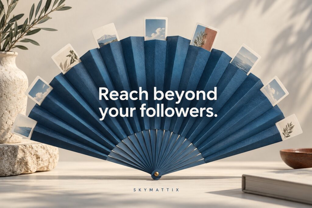 Social Media Advertising Strategy 2024: Expand & Engage — Skymattix editorial illustration