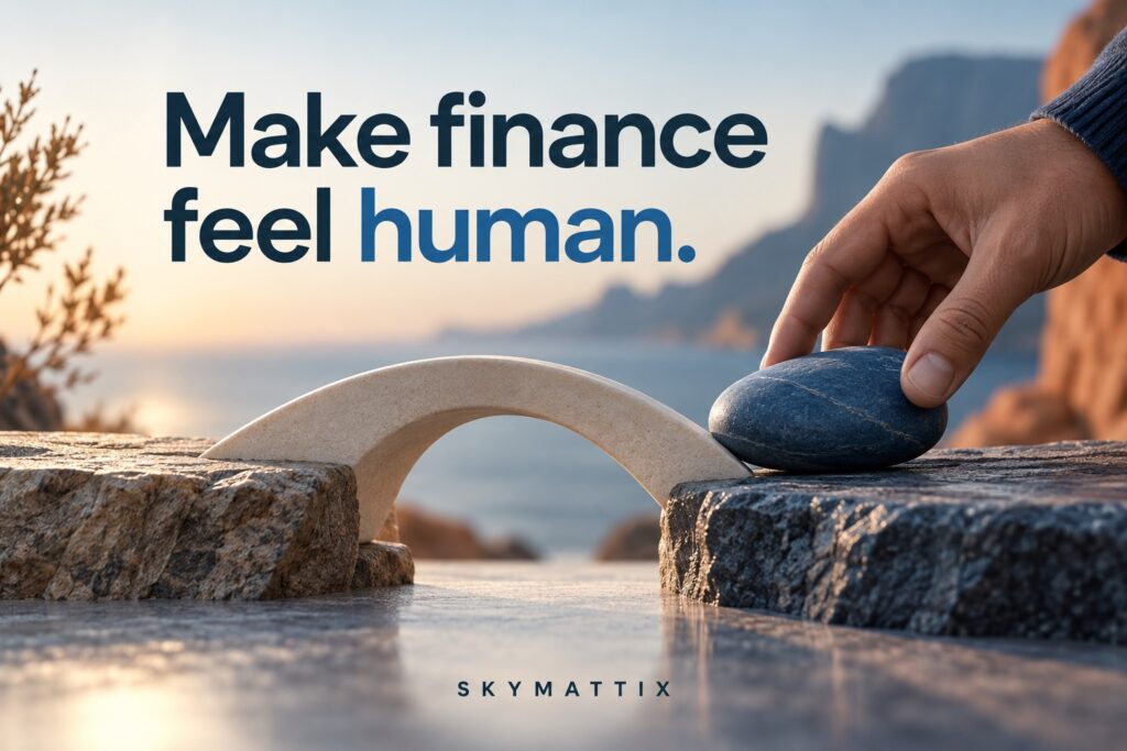 Elevate Your Fintech Game:A Comprehensive Guide to Marketing Mastery — Skymattix editorial illustration