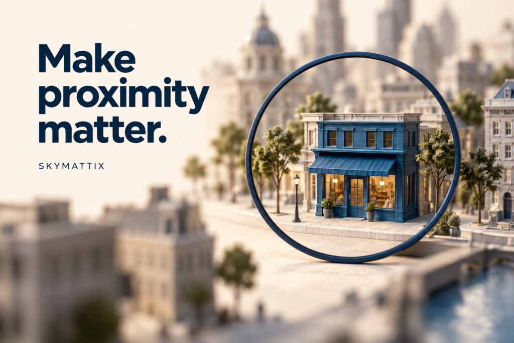 Unlocking the Magic of Geo Fencing: A Game-Changer in Marketing — Skymattix editorial illustration