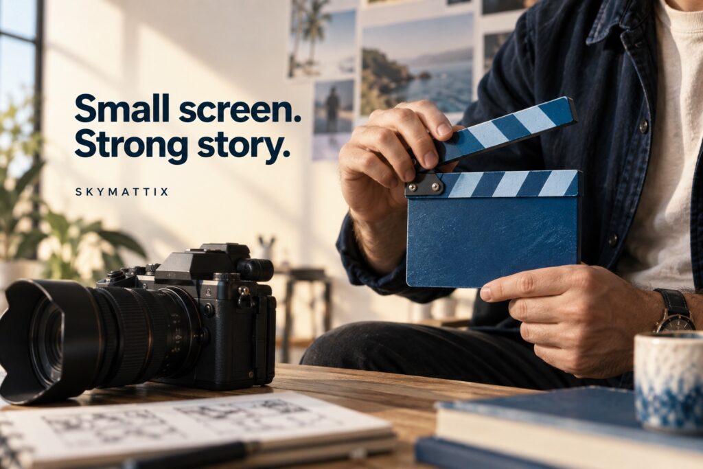 Mastering the Art of Engaging Short-Form Videos for Your Business — Skymattix editorial illustration