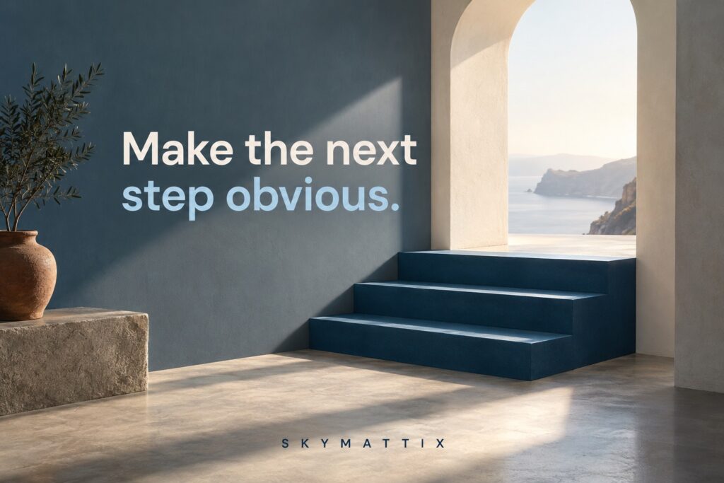 Top 7 ways to make a highly converting landing page — Skymattix editorial illustration